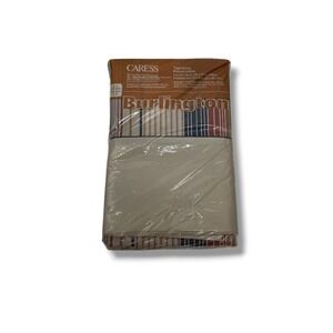 Burlington Caress King Pillowcases Striped Vintage NOS‎ Made USA 2pc Pair NIP